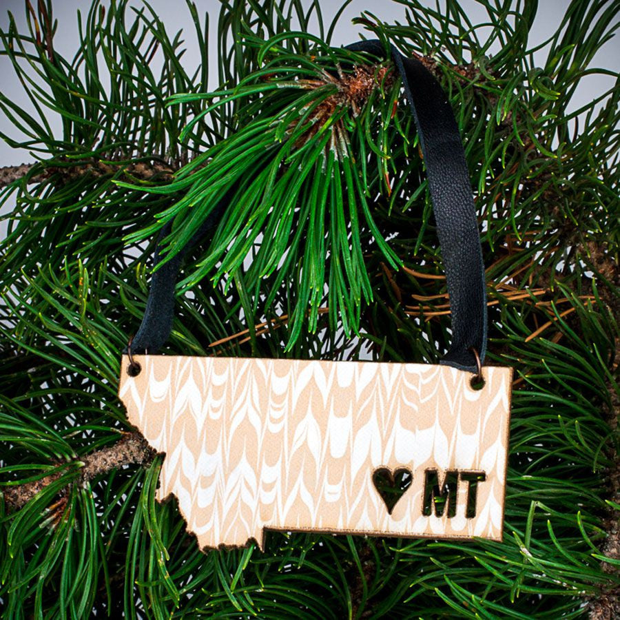 I {heart} MT Ornament